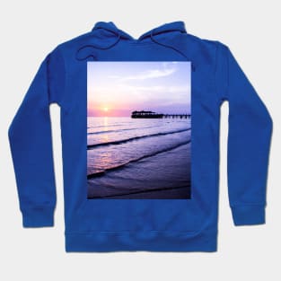 great waves of sunset Hoodie